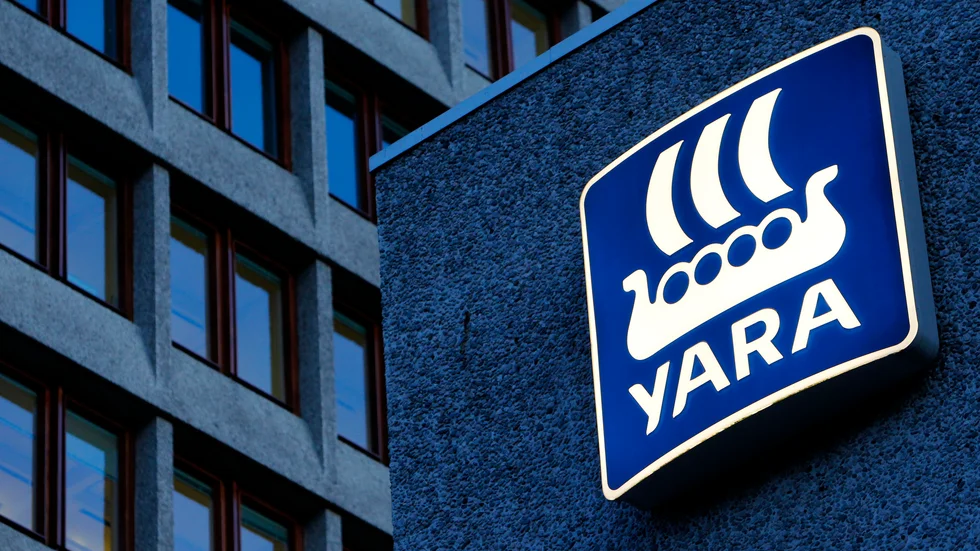 Gödseltillverkaren Yara överträffar förväntningarna i andra kvartalet. Arkivbild.