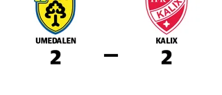 Kalix fixade en poäng mot Umedalen