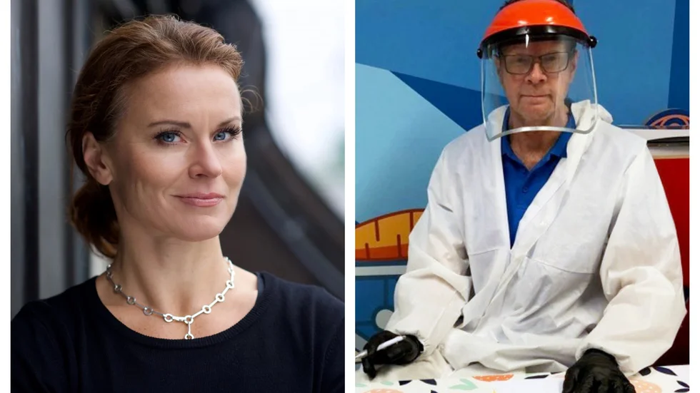 Sara Dannborg, Kommunikationschef Doktor24 och Ulf Andersson, verksamhetschef VacciNova.