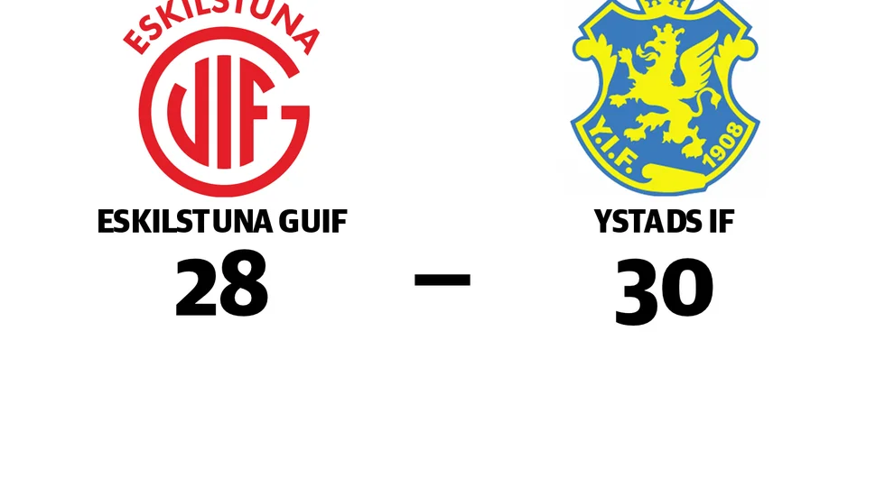 Eskilstuna Guif förlorade mot Ystads IF