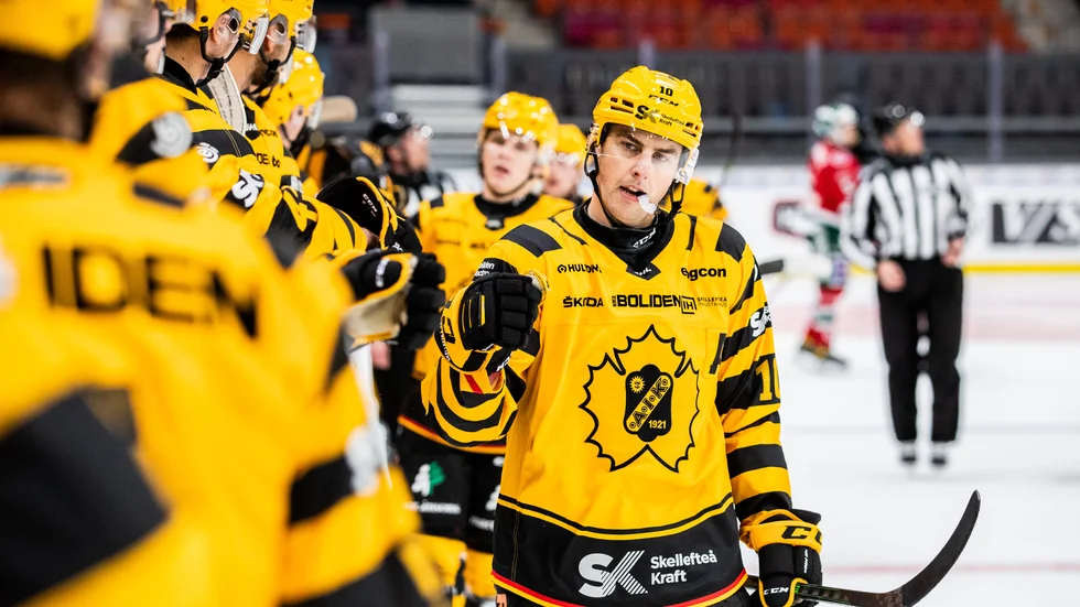 Joakim Lindström gjorde två mål mot Frölunda.