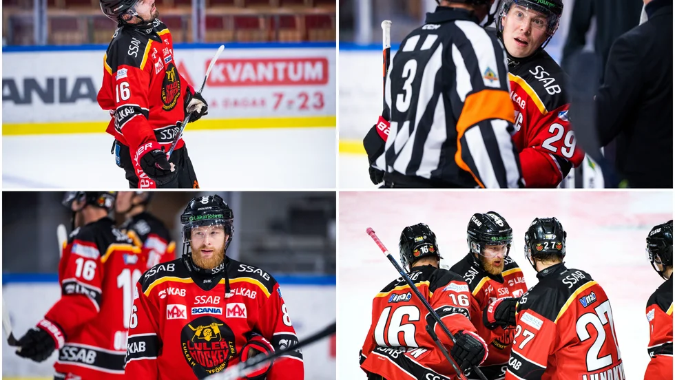 Niklas Olausson, Erik Gustafsson och Linus Klasen ingår i Luleås första powerplayuppställning.