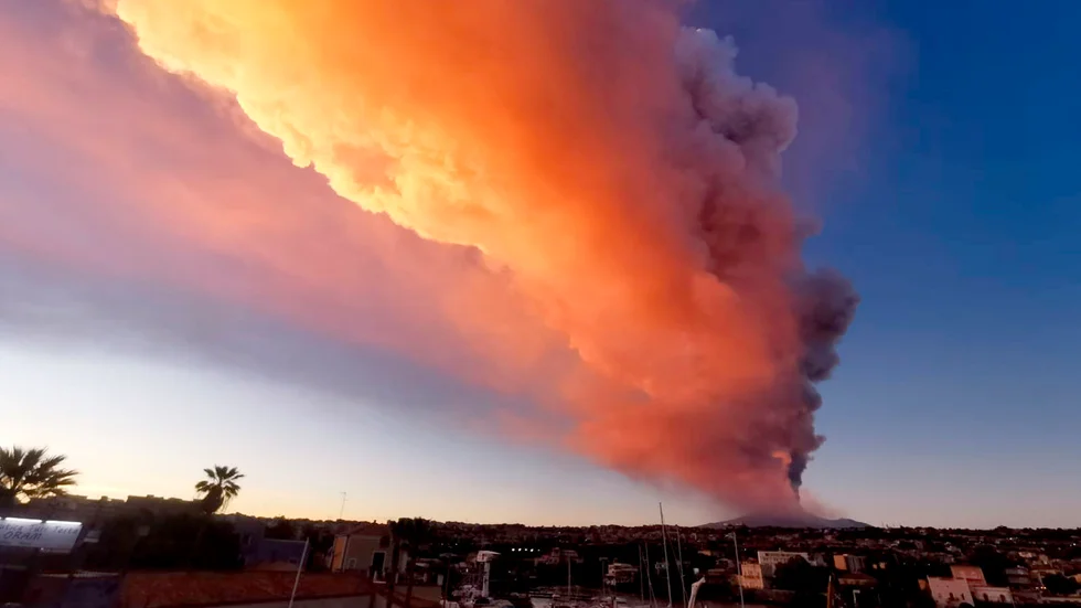 Nytt vulkanutbrott från Etna.