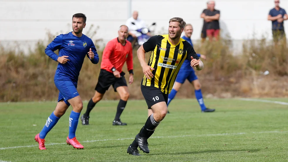 Daniel Engel stod för en fin insats på VFF:s innermittfält.