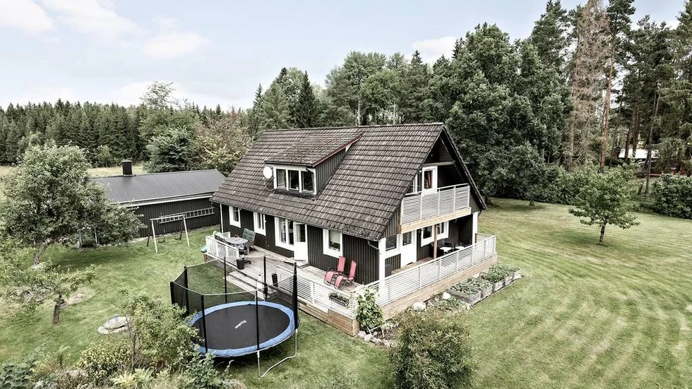 Denna villa fick 6 113 besök på Hemnet förra veckan.