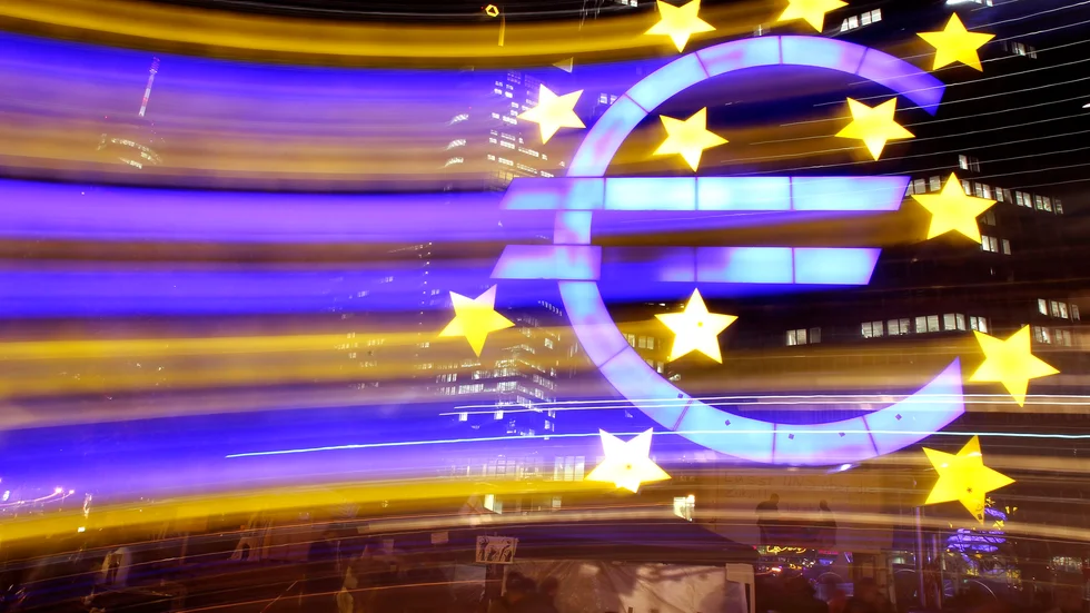 Motvind för eurozonens industri i covid-19-pandemin. Arkivbild.
