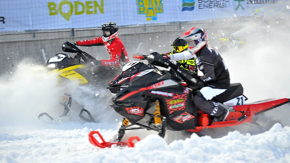 John Malmström, Nyborgs SK, plockade hem länets enda medalj under Stadioncrossen på Boden Arena.