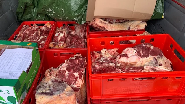 Det troliga är att köttet skulle säljas till någon restaurang. Det hade kunnat innebära en stor hälsofara.