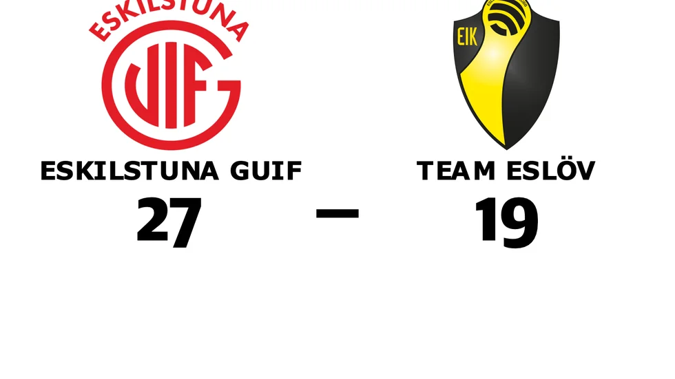 Eskilstuna Guif vann mot Eslövs IK Elit