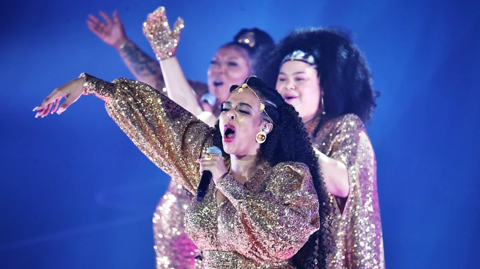 The Mamas är förhandsfavoriter i Melodifestivalens fjärde deltävling. Arkivbild.