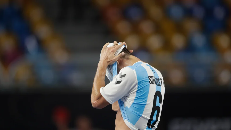 Diego Simonet och hans Argentina missade chansen att gå till kvartsfinal i handbolls-VM.