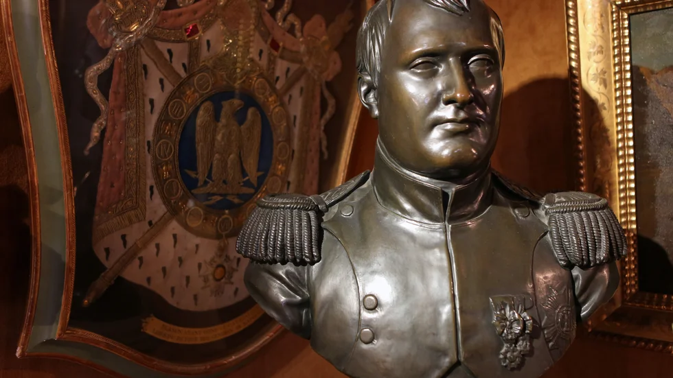 Den franske kejsaren Napoleon Bonaparte (1769-1821) hade mycket klokt att säga. Här är han i form av en byst i brons.