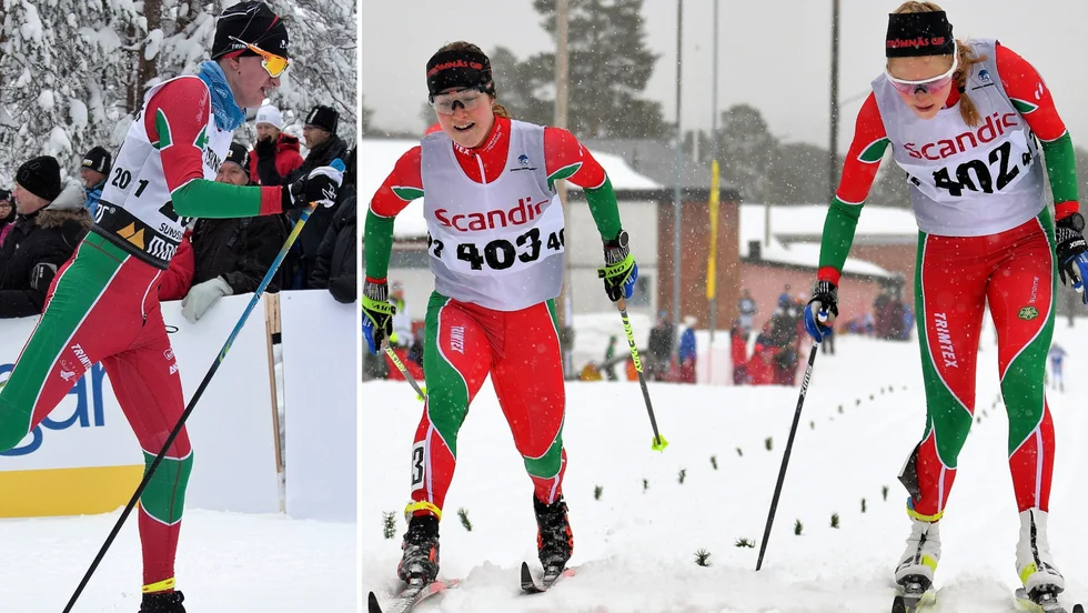 Pål Jonsson, Lisa Ingesson och Lisa Eriksson, Strömnäs GIF – uttagna till junior-VM.