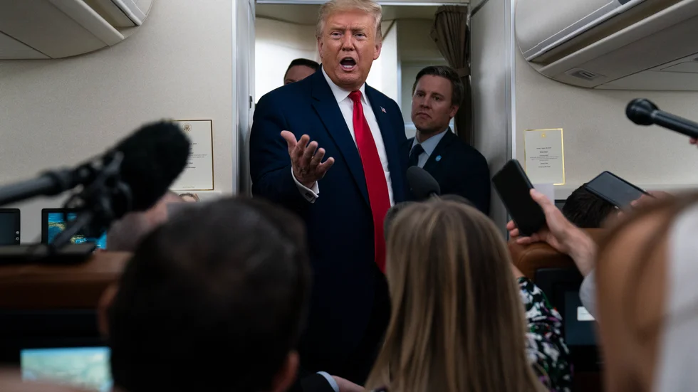 Donald Trump är kritisk till protesterna i NBA.