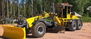 Väghyveln stals – återfanns i Västerbotten