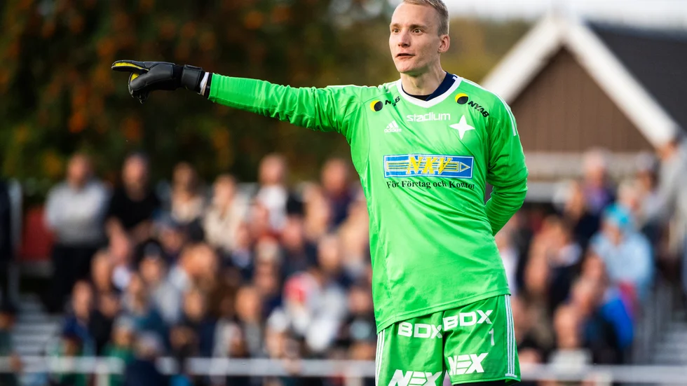 Tomas Adell blev straffhjälte mot Notviken i DM-semifinalen.