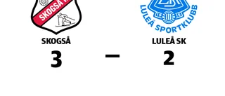 Skogså slog Luleå SK med uddamålet