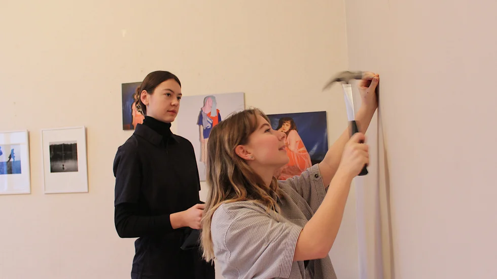 Maria Ward, Göteborg, och Sophie Hill, Karlskrona, är två av utställarna.