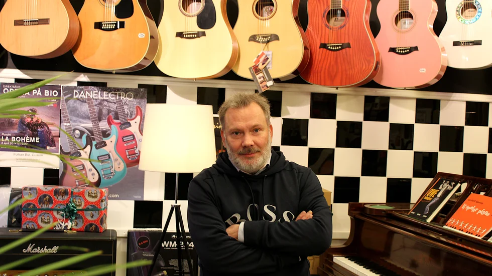 Peter Holgersson är nu igång med avvecklingen av musikbutiken, tillika instrumentverkstaden, Peters Musik. Vad han planerar att göra när företaget är avvecklat vet han ännu inte.