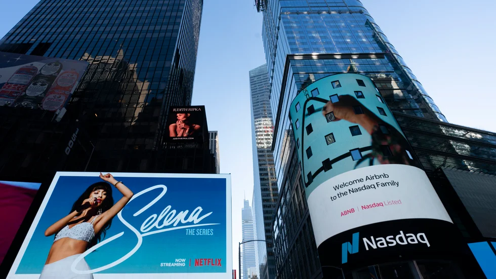 Airbnb tog plats på New York-börserna under torsdagens handelsdag.
