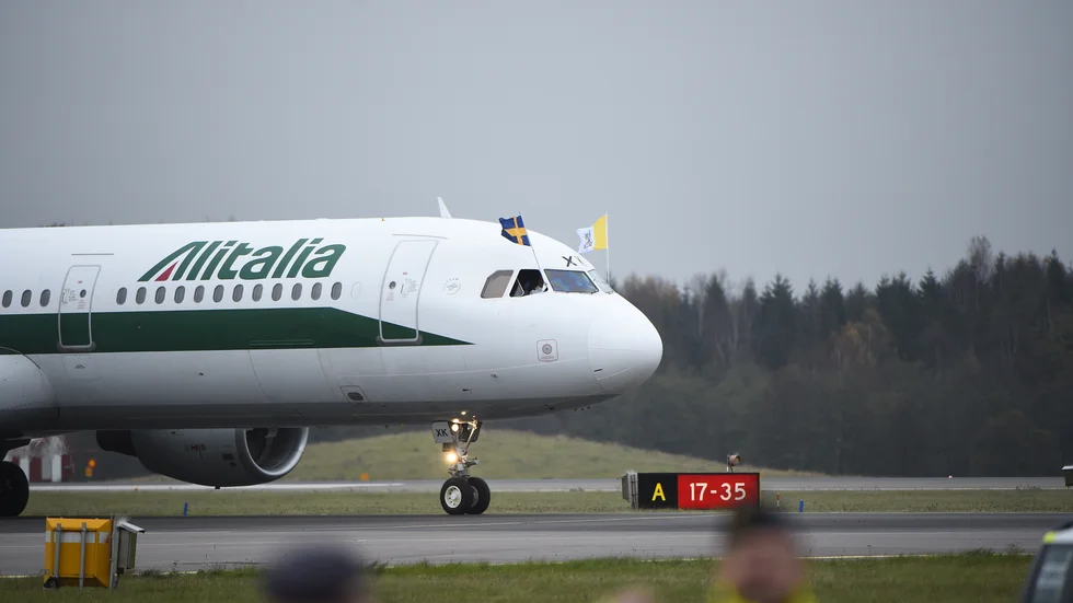 En krisplan för att stöpa om Alitalia till ITA, med en dryg halvering av både antalet flygplan och personal, har läckt ut i italiensk press. Arkivbild
