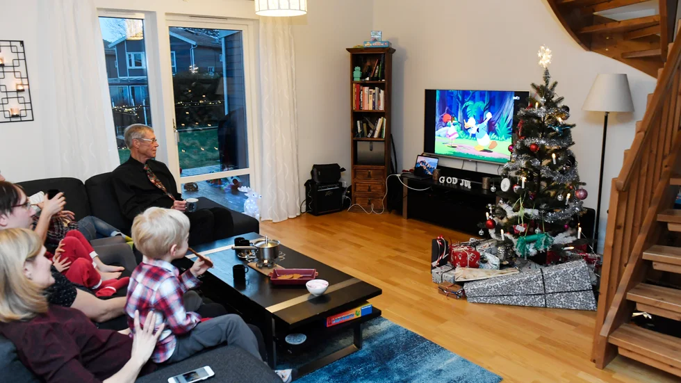 Inte sedan 1997 har så många sett "Kalle Anka och hans vänner önskar god jul". Arkivbild.