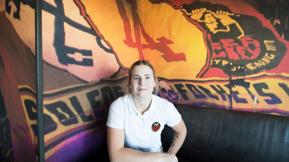 Petra Nieminen tror på en ännu bättre säsong. Då var hon ändå bäst i SDHL förra året.