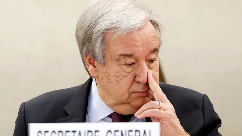 FN-chefen Antonio Guterres fick se superåret bli ett förlorat år på många områden. 