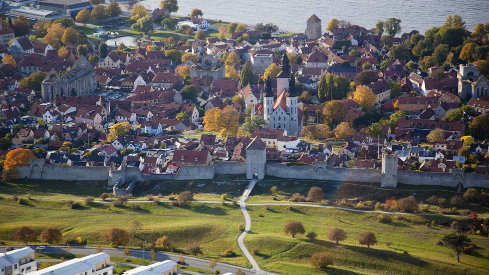 De allra flesta dyrgriparna ligger i Visby innerstad.