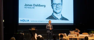 ”Vi kommer att höras och synas mer i Skellefteå. Tokigt att det blivit som det blivit”, säger Jonas Dahlberg, vd på Nolia AB
