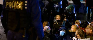 Klimatprotest i Bern upplöst av polis