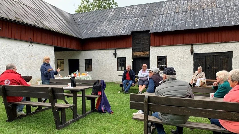 Möte med Meit vid Polhemsgården.