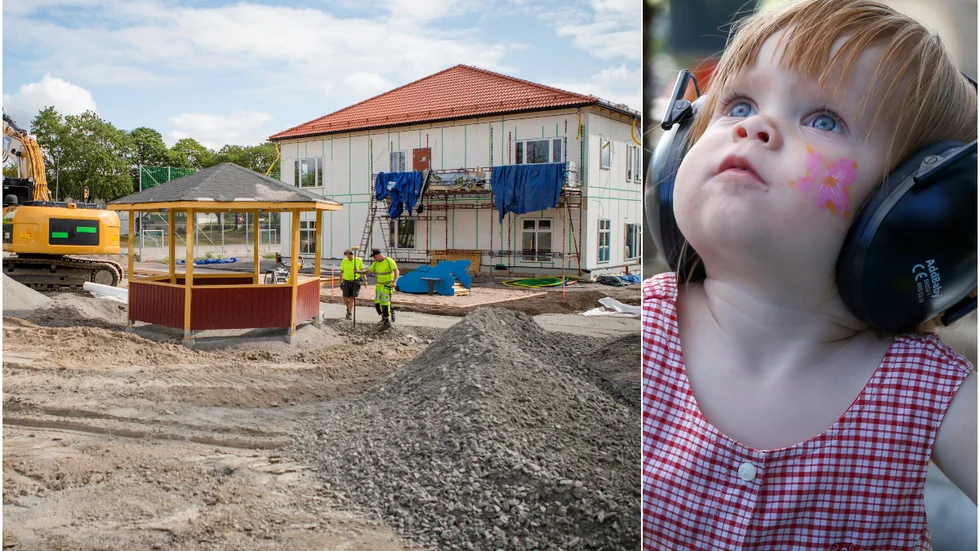 Kommunen strävar efter silverkant på bullret i nybyggda förskolor.