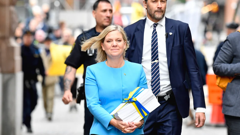 Finansminister Magdalena Andersson (S) har lagt fram nästa års budget tillsammans med representanter för Miljöpartiet, Centerpartiet och Liberalerna.