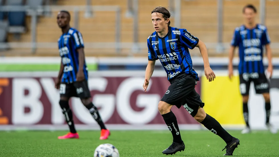 Johan Karlsson gjorde allsvensk debut hemma mot Örebro i juli. 
