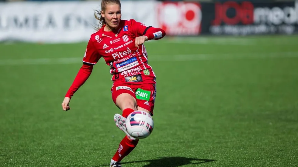 AVGJORDE. Nina Jakobsson, Piteå IF,  avgjorde cupfinalen mot Assi. (arkivbild)