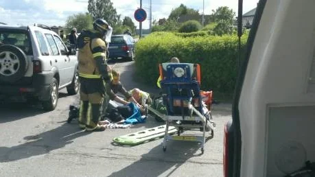 En olycka där en 10-årig pojke blev påkörd inträffade i Jursla igår.Foto: Wighs News