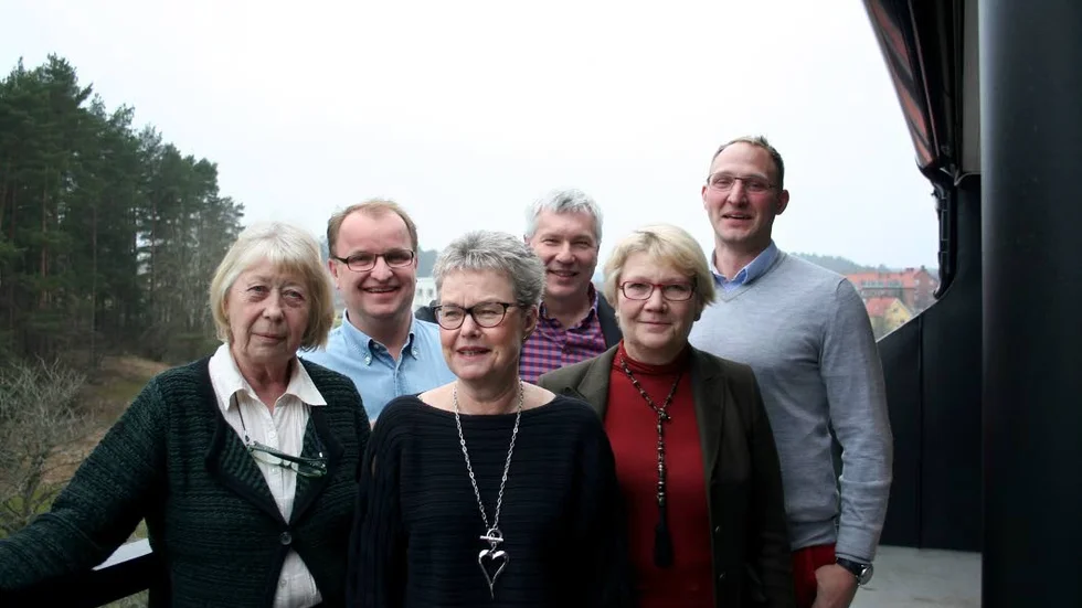 Inga-Lill Östlund (FP), Anders Eksmo (KD),Yvonne Persson (M), Magnus Berge (C), Katarina Karlberg (C) samt Peter Teske, ekonomichef presenterade på onsdagen kommunens bokslut för 2013.