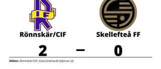 Clara Eckhardt Hjalmar matchvinnare när Rönnskär/CIF vann mot Skellefteå FF