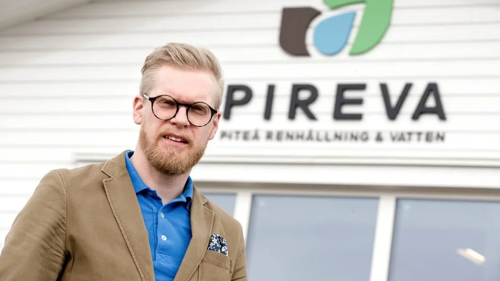 Per Jervfors, ekonomichef på Pireva, lyfter fram att Piteborna betalar mindre än Sverige-snittet i va-avgift för en normalvilla. (arkivbild)