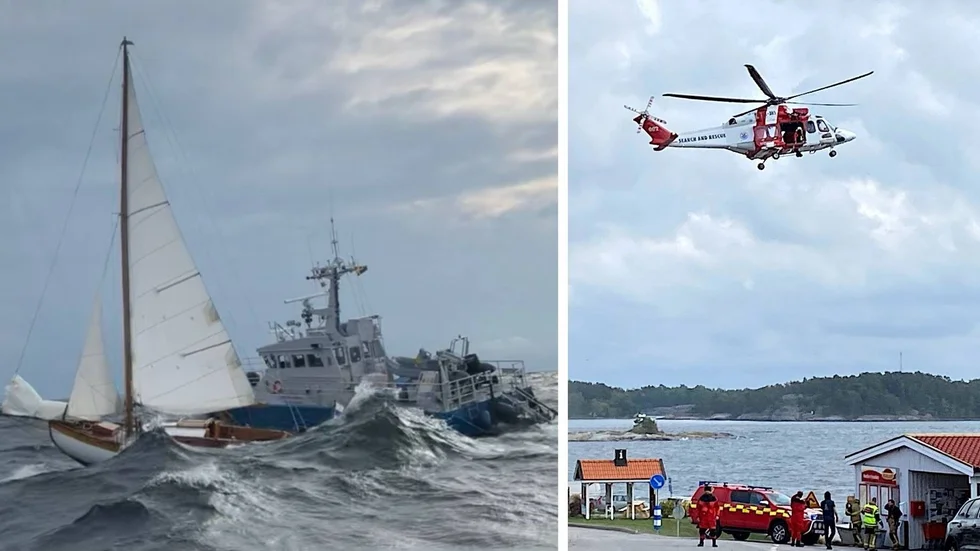 Efter en stor räddningsinsats kunde Harri räddas ur vattnet med hjälp av en helikopter. Båten Bibit fortsatte däremot driva hela vägen till Studsvik.