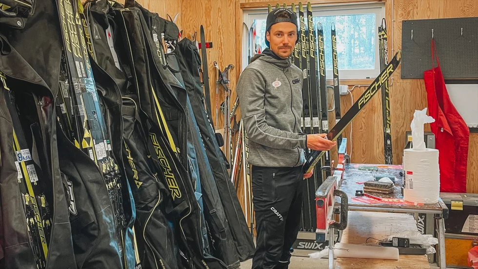 Karl Edenroth, Piteå Elit och landslaget i längdåkning