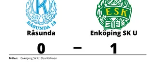 Elsa Källman matchhjälte för Enköping SK U borta mot Råsunda