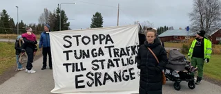 Föräldraprotest mot Esrange – stoppar trafiken till anläggningen 