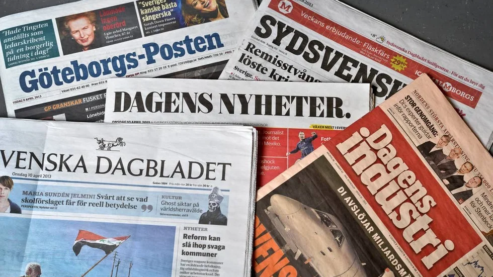 Granskas. Nu kommer statistik att föras på svenska dagstidningars val av intervjupersoner.
Foto: Anders Wiklund/TT