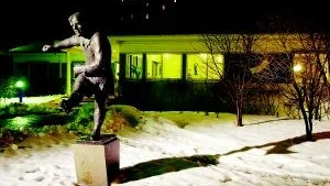 Vem för ordet här framöver? Magnus Nilsson utmanas av Pelle Holm i kampen om ordförandeskapet i IFK Norrköping. Årsmötet är nästa onsdag. 
FOTO: ROBERT SVENSSON