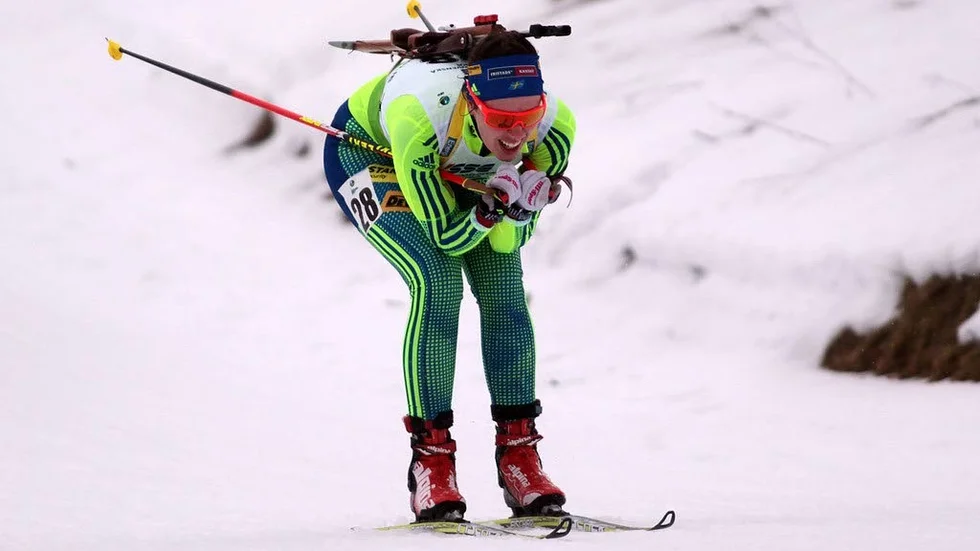 Elvira Öberg kom på tolfte plats i distansloppet i IBU-cupen. (Arkivbild)