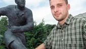 En ny Nordahl? Nej, kanske inte till utseende, men kanske Dawid Banaczek, 22, kan vara lösningen på IFK:s anfallsproblem.                                                                                           FOTO: HENRIK FLYGARE