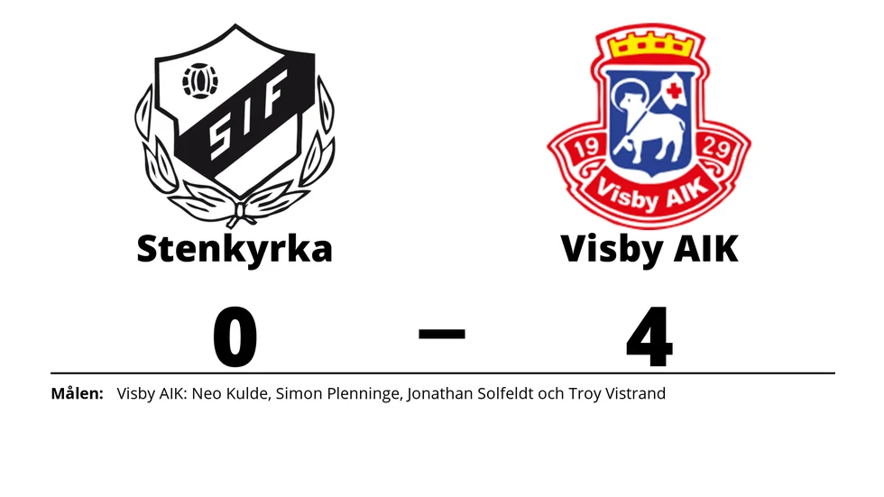 Stenkyrka IF förlorade mot Visby AIK