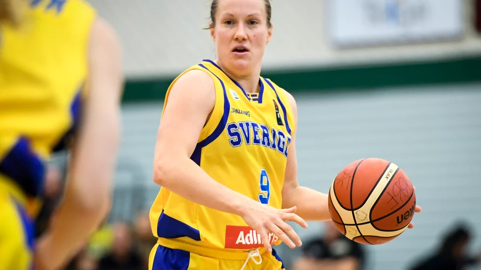 Den tidigare landslagsstjärnan Elin Eldebrink gjorde Södertälje-comeback i segermatchen mot Högsbo. Arkivbild.